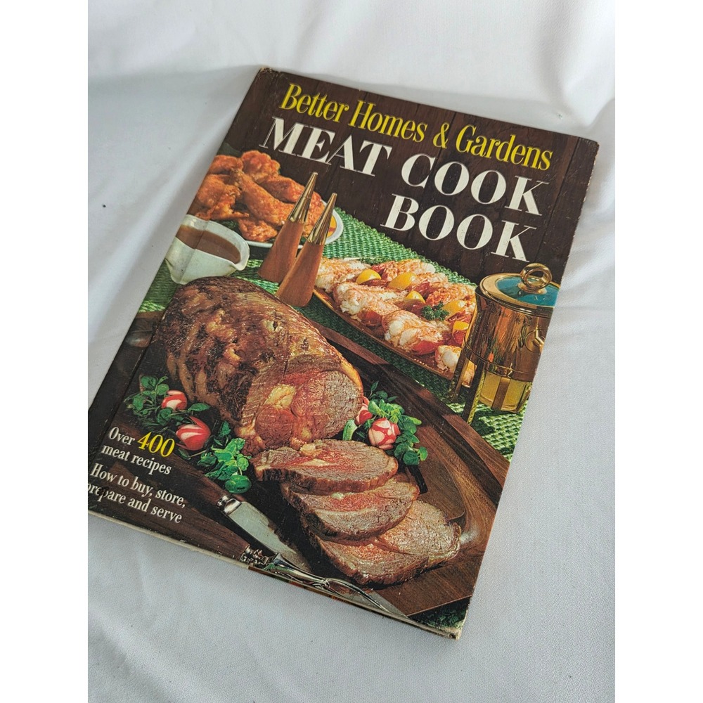 Vintage 1959 Better Homes & Gardens Meat Cook Book Hardcover 400+ Recipes